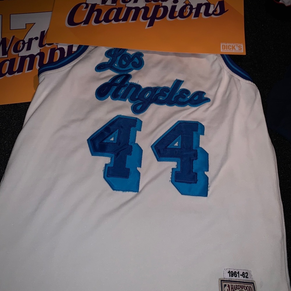 Jerry West Authentic Mitchell & Ness